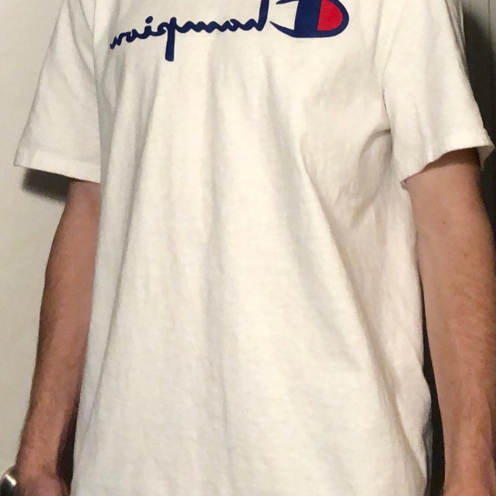 White Champion T shirt